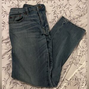 American Eagle Outfitters Flex Original Straight Light Wash Blue Men Jeans